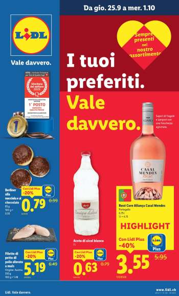 Prospekte Lidl - 25.9.2025 - 1.10.2025.