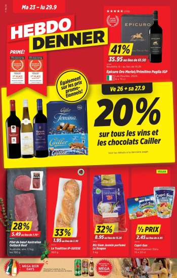 Prospekte Denner - 23.9.2025 - 29.9.2025.