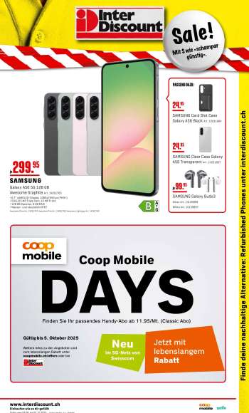 Catalogue Interdiscount - 22.9.2025 - 5.10.2025.
