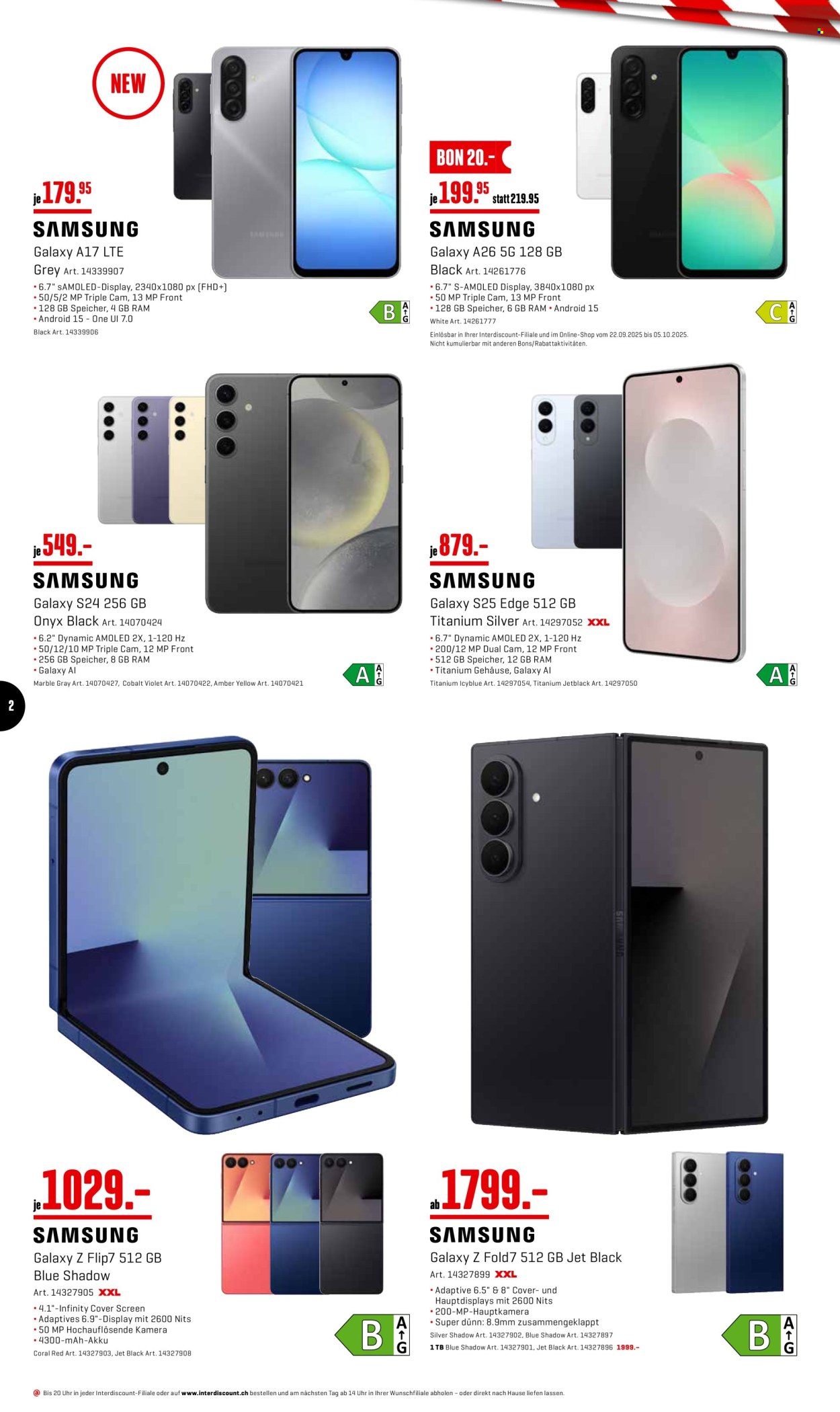 Volantino Interdiscount - 22.9.2025 - 5.10.2025. Pagina 2