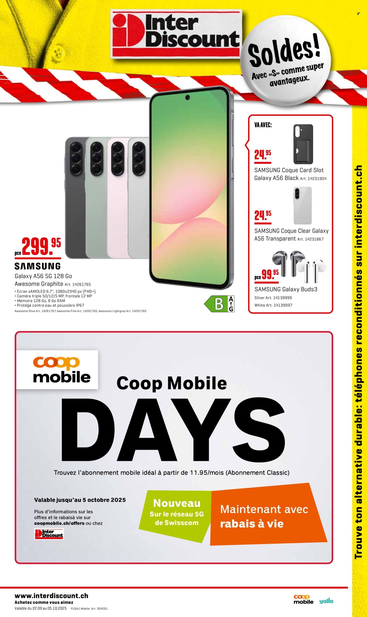 Catalogue Interdiscount - 22.9.2025 - 5.10.2025. Page 1