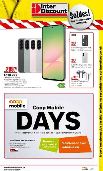 Catalogue Interdiscount - 22.9.2025 - 5.10.2025.