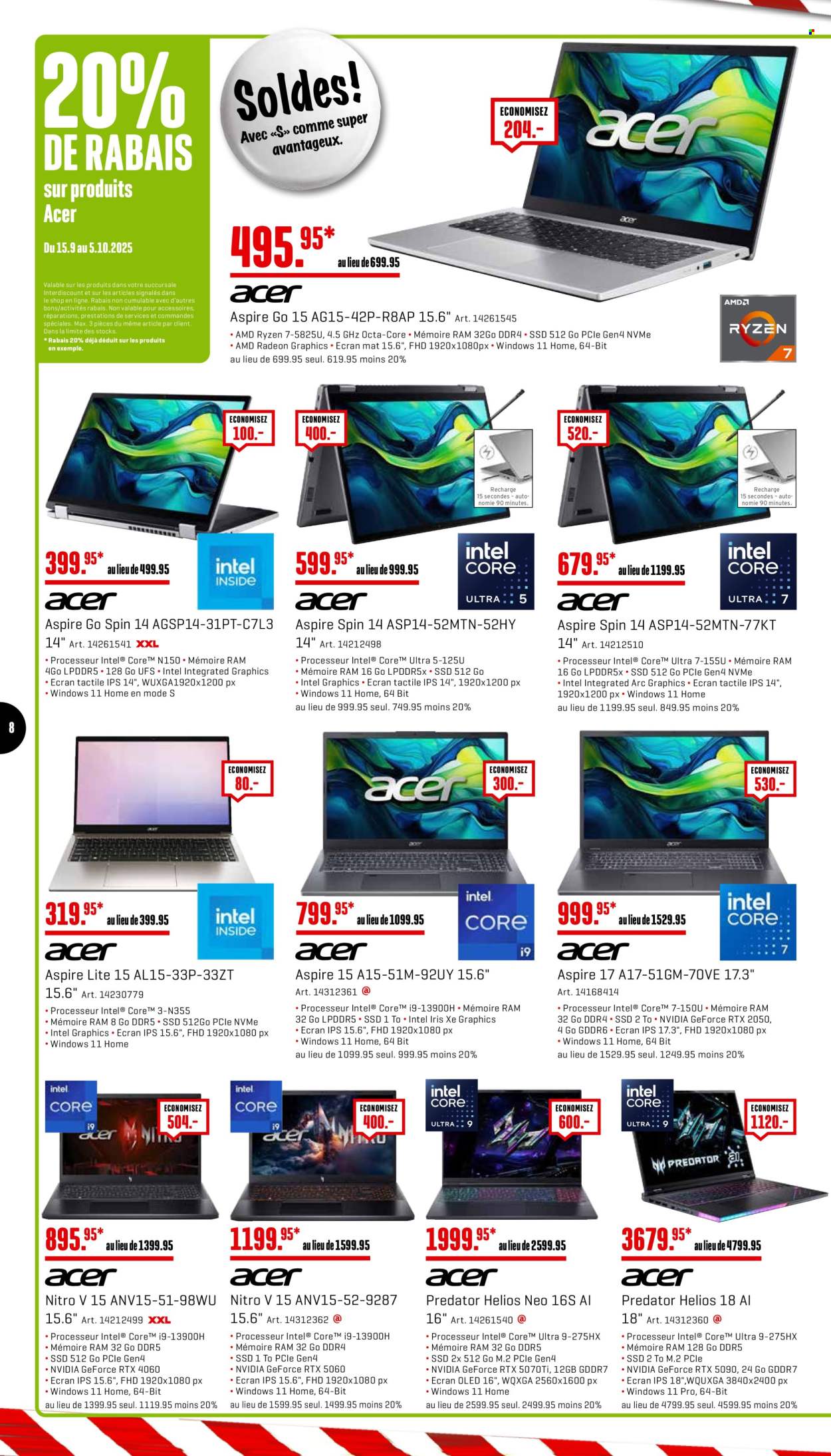 Catalogue Interdiscount - 22.9.2025 - 5.10.2025. Page 8