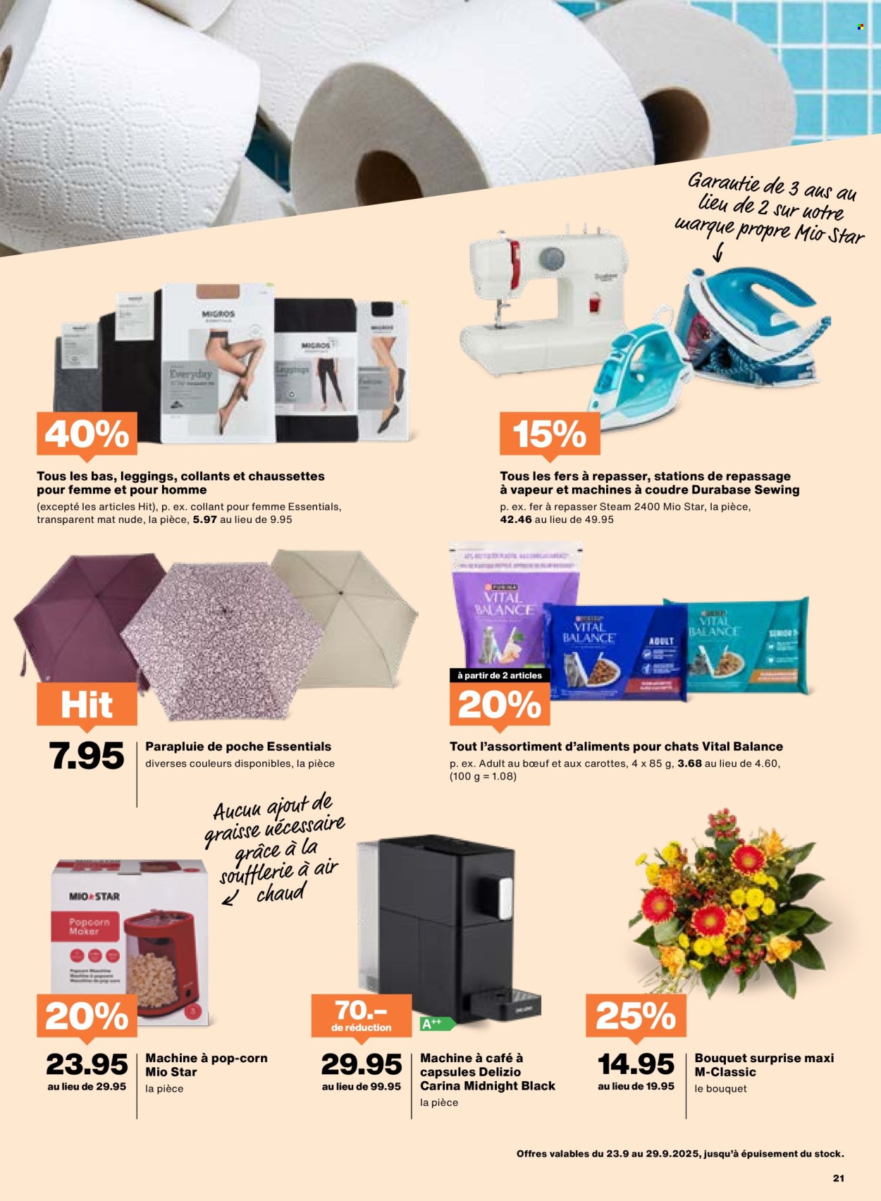 Volantino Migros - 23.9.2025 - 29.9.2025. Pagina 21