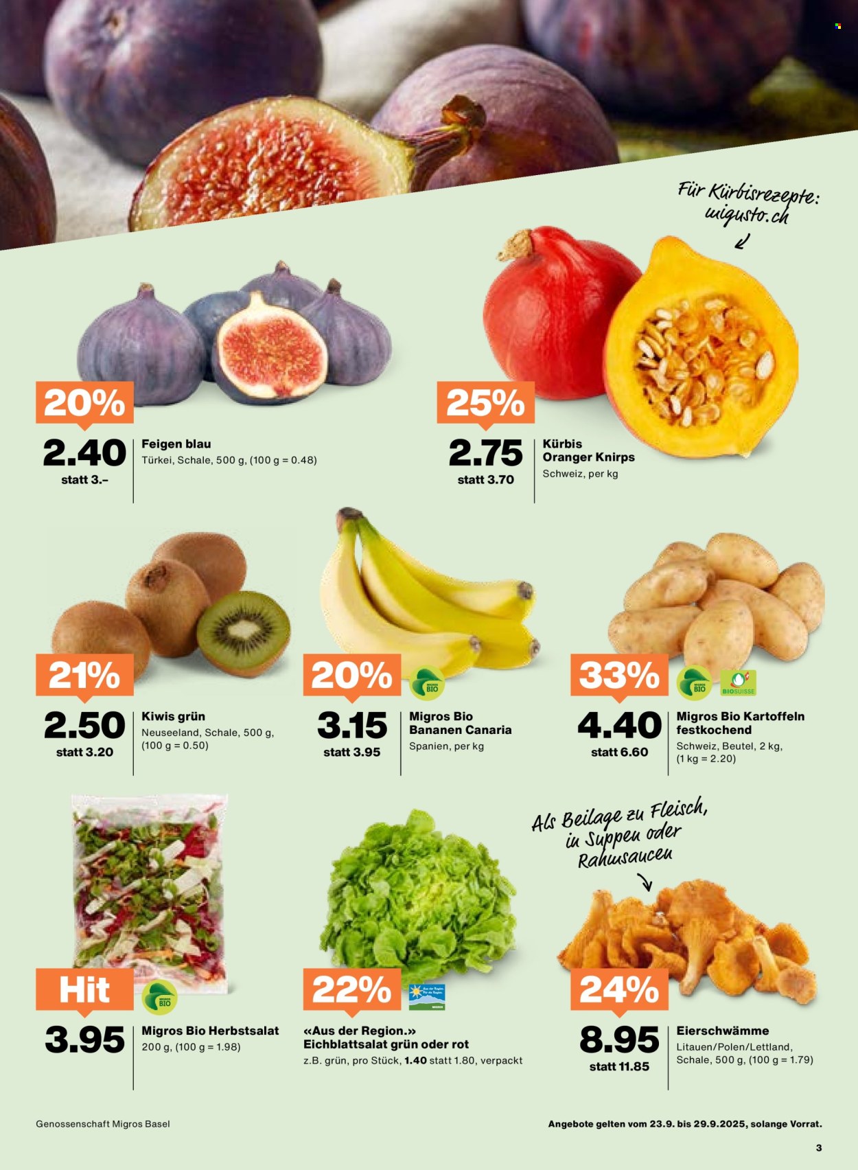 Volantino Migros - 23.9.2025 - 29.9.2025. Pagina 3