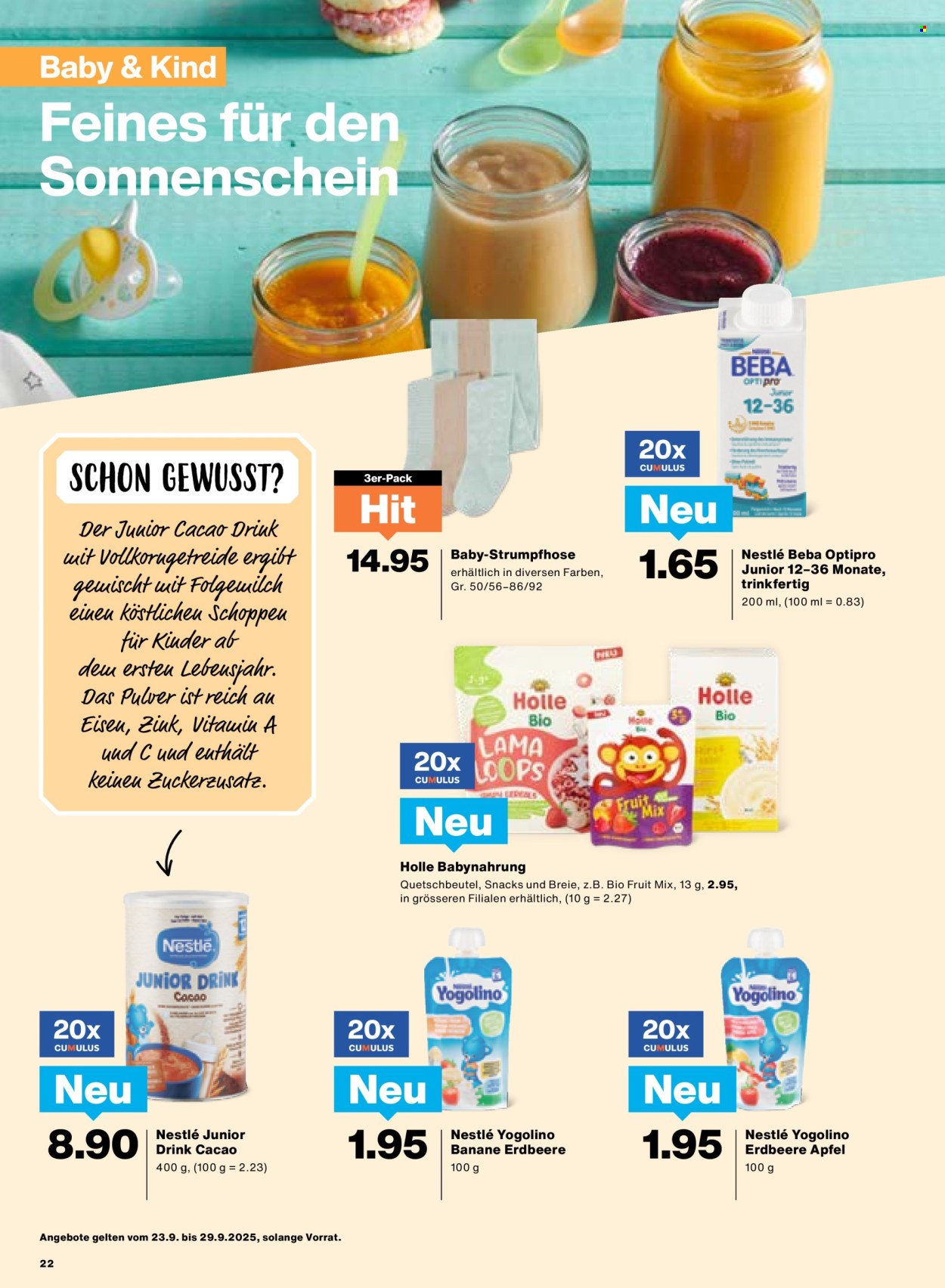 Volantino Migros - 23.9.2025 - 29.9.2025. Pagina 22