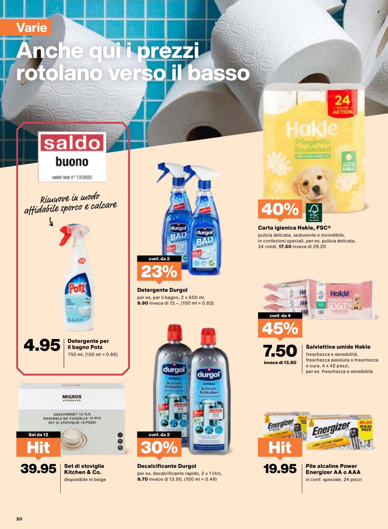 Volantino Migros - 23.9.2025 - 29.9.2025. Pagina 20