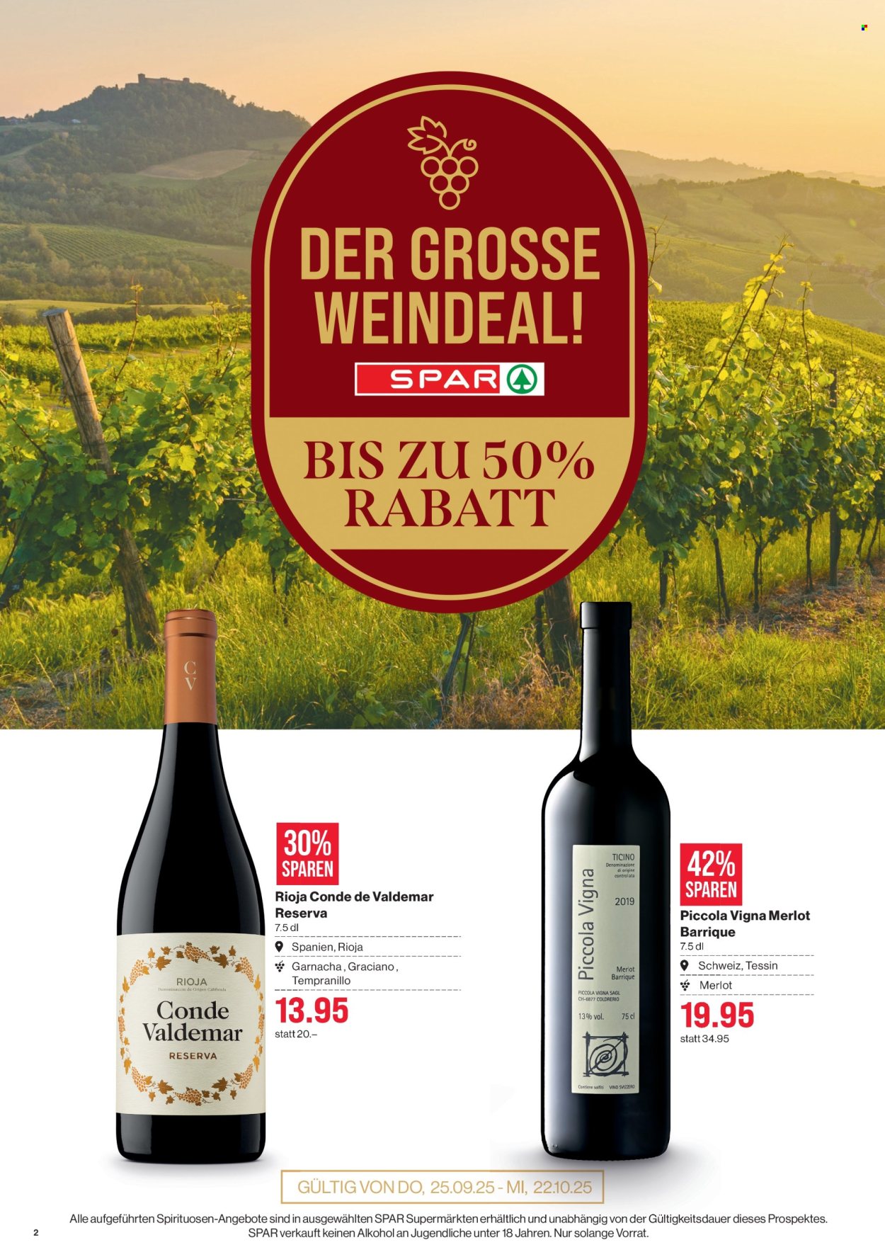 Volantino SPAR - 25.9.2025 - 1.10.2025. Pagina 2