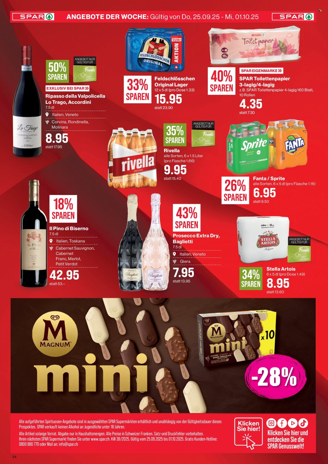 Volantino SPAR - 25.9.2025 - 1.10.2025. Pagina 24