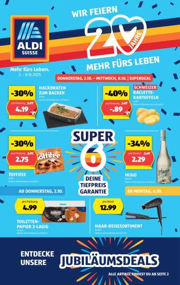Volantino Aldi - 2.10.2025 - 8.10.2025.