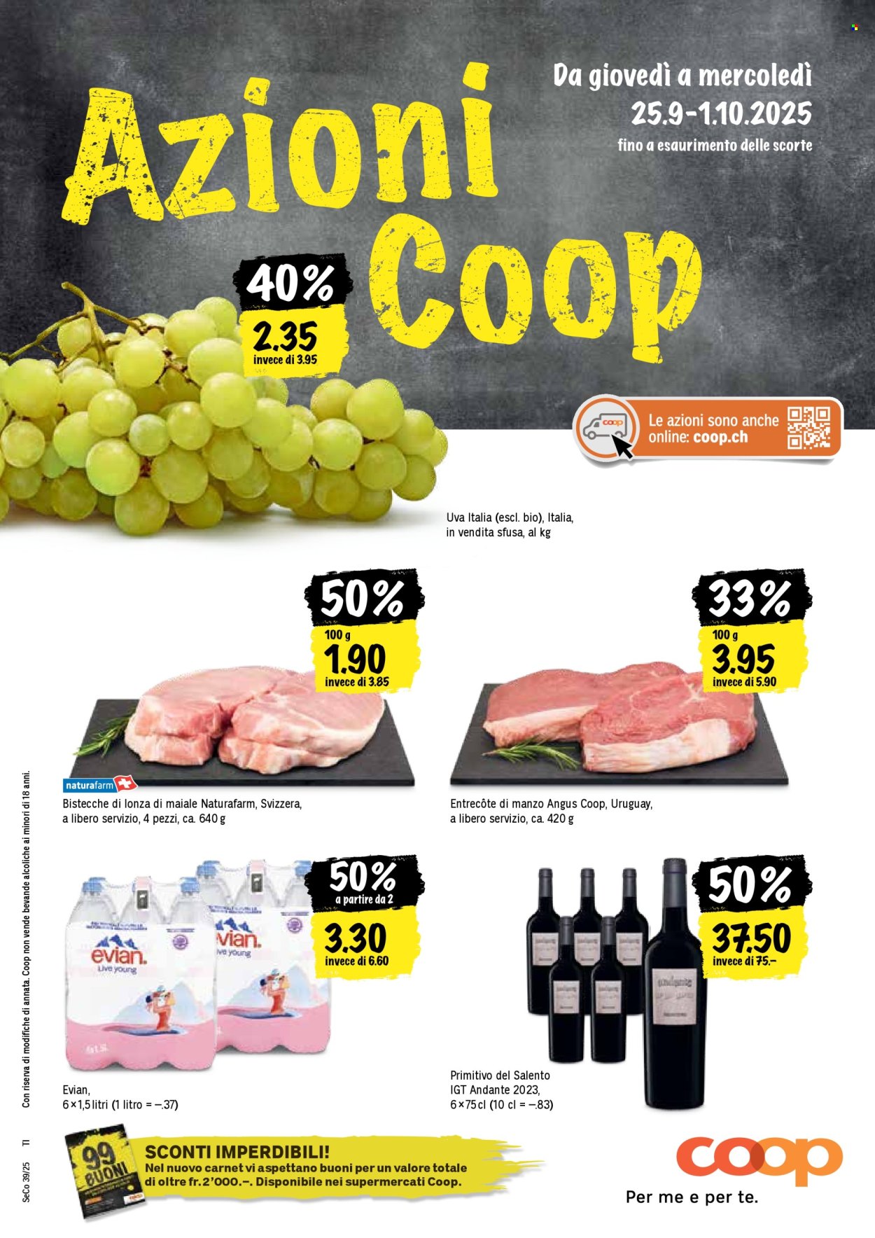 Volantino Coop - 25.9.2025 - 1.10.2025. Pagina 1