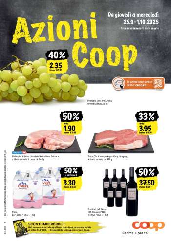 Volantino Coop - 25.9.2025 - 1.10.2025.