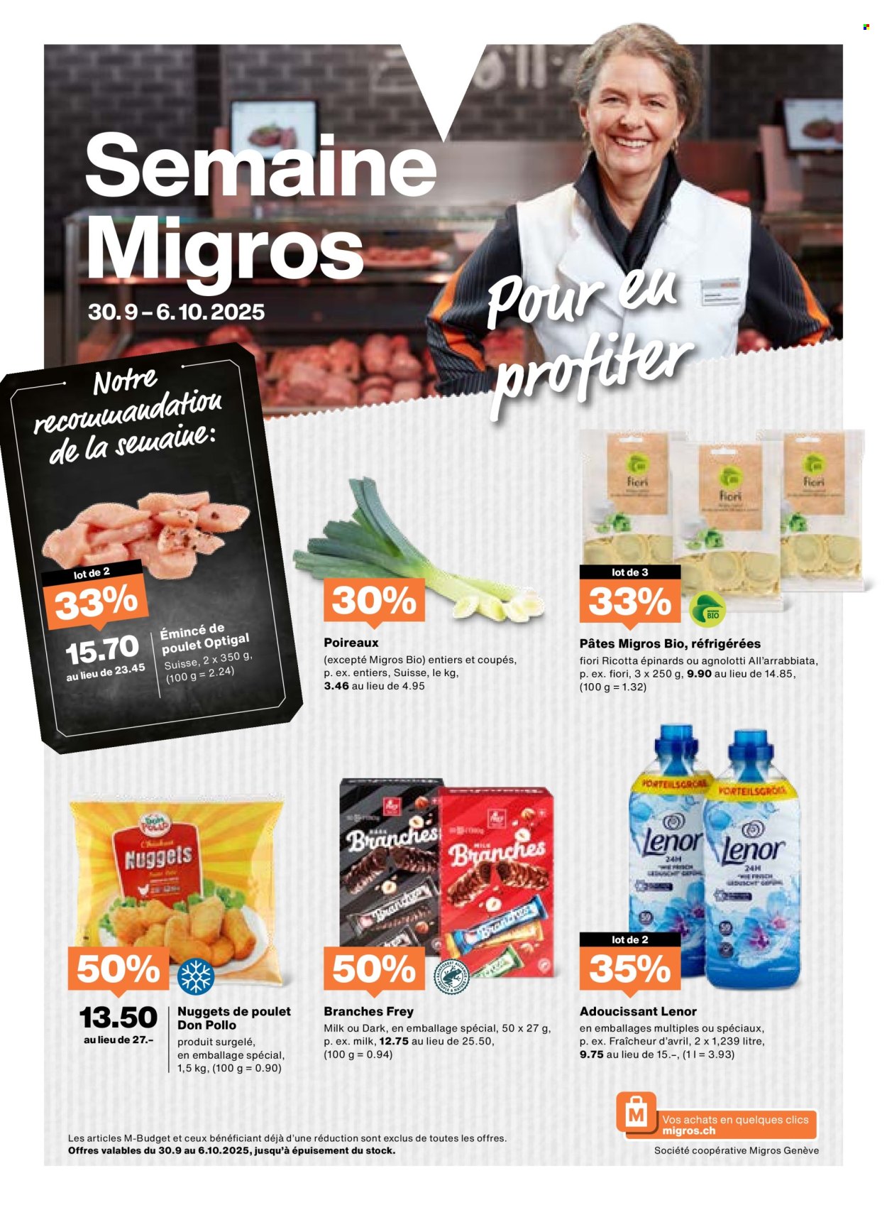 Volantino Migros - 30.9.2025 - 6.10.2025. Pagina 1