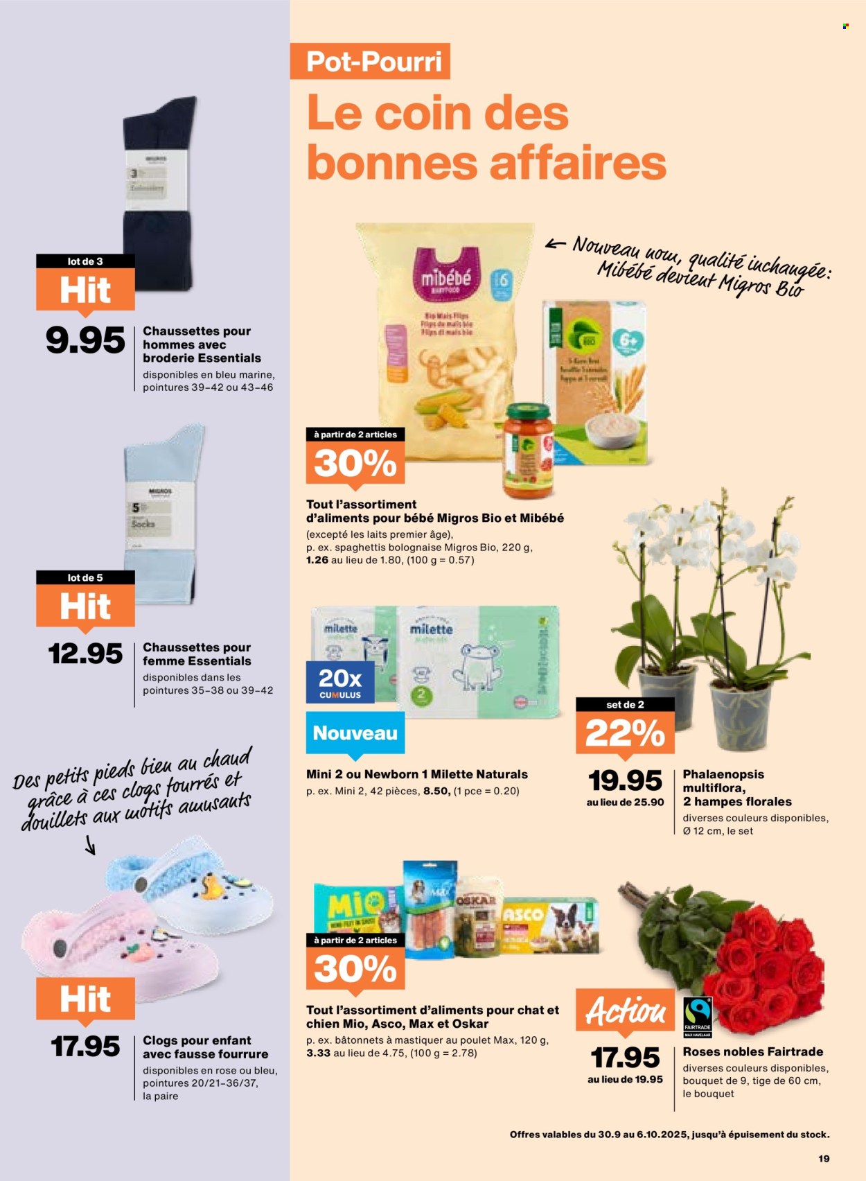 Volantino Migros - 30.9.2025 - 6.10.2025. Pagina 19