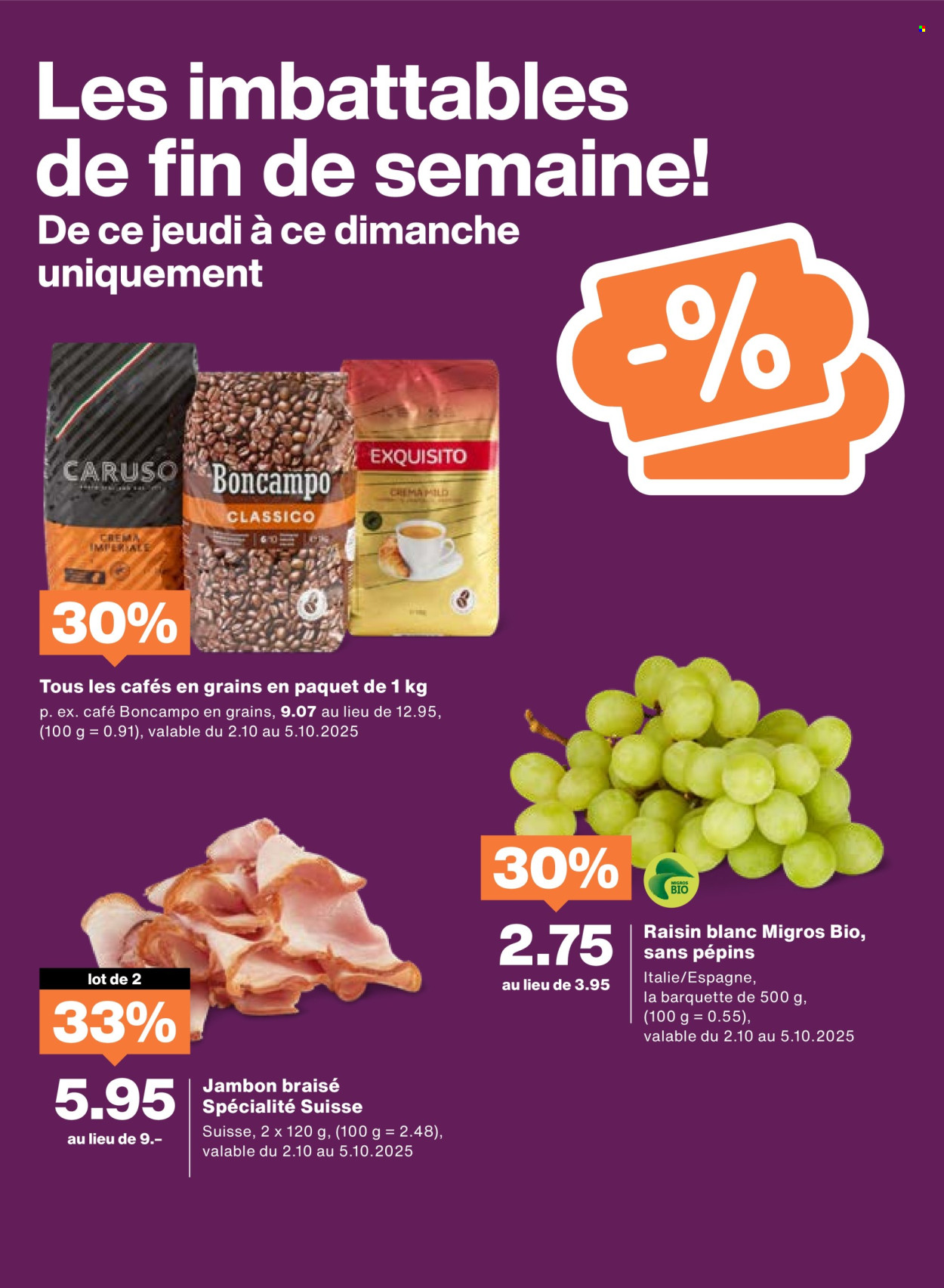 Volantino Migros - 30.9.2025 - 6.10.2025. Pagina 20