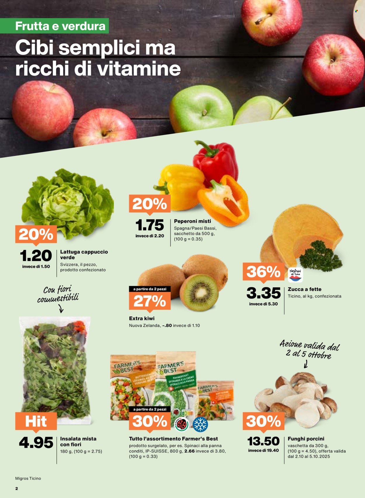 Volantino Migros - 30.9.2025 - 6.10.2025. Pagina 2
