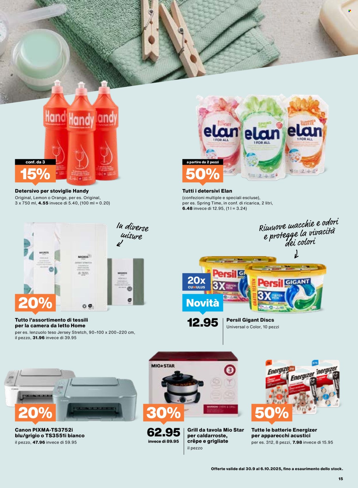 Volantino Migros - 30.9.2025 - 6.10.2025. Pagina 15