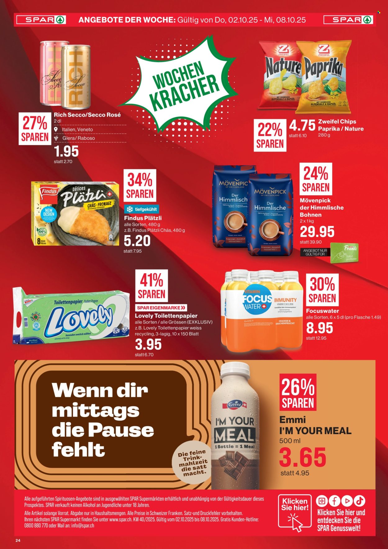 Volantino SPAR - 2.10.2025 - 8.10.2025. Pagina 24