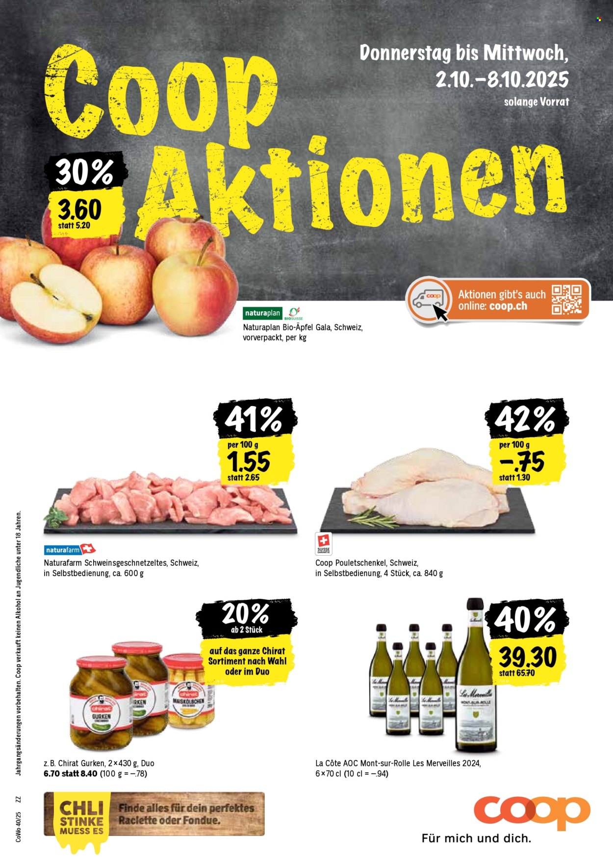 Prospekt Coop - 2.10.2025 - 8.10.2025. Seite 1