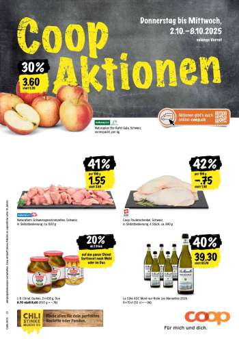 Prospekte Coop - 2.10.2025 - 8.10.2025.