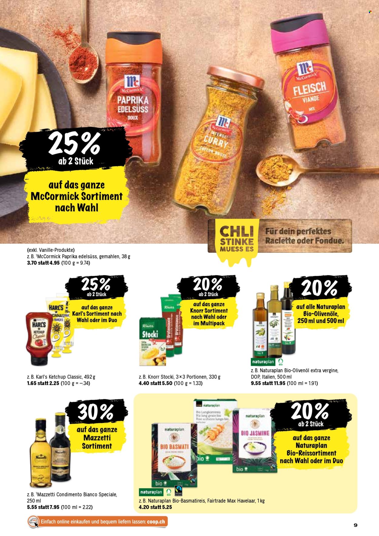 Prospekt Coop - 2.10.2025 - 8.10.2025. Seite 9
