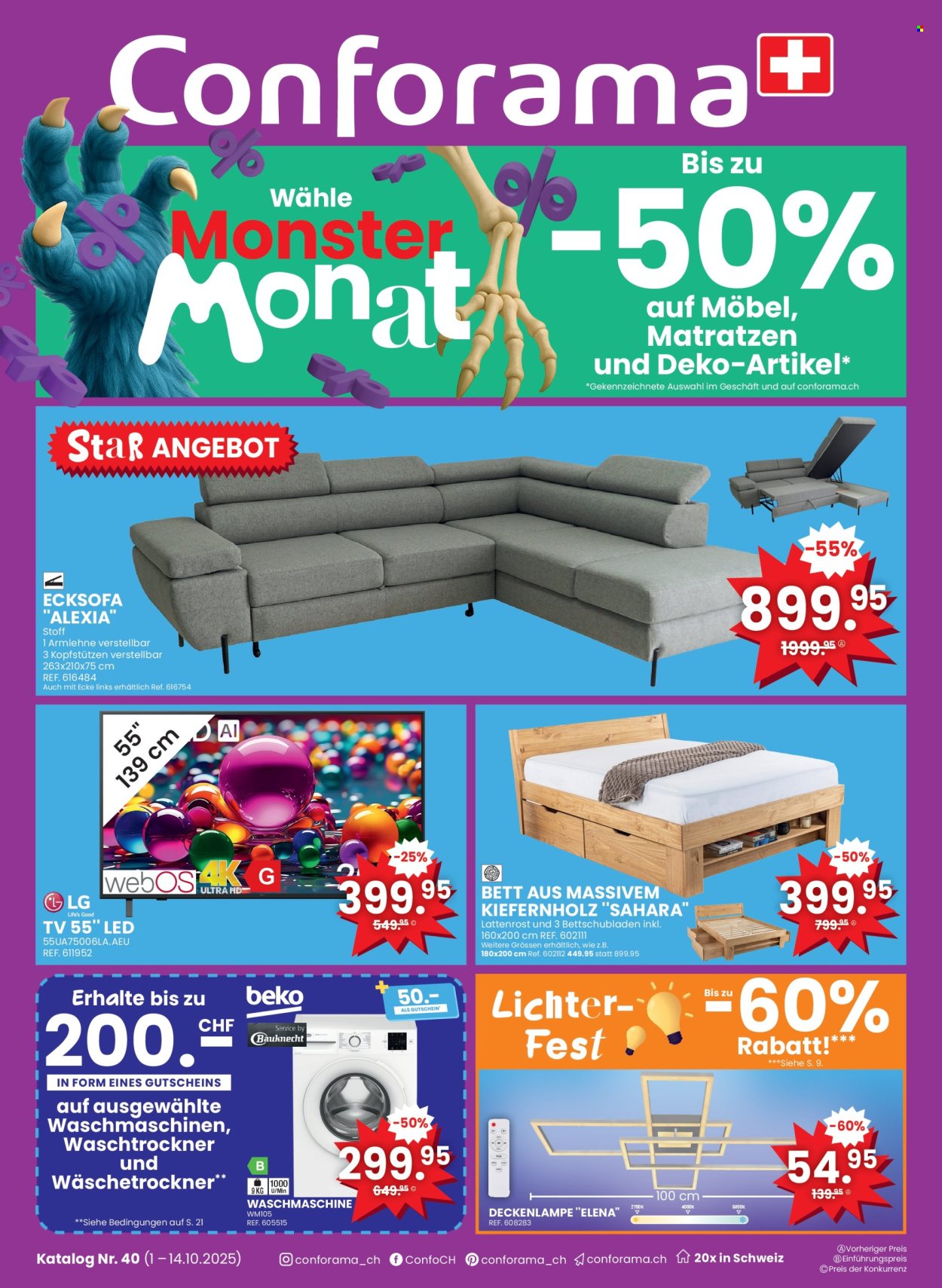 Prospekt Conforama - 1.10.2025 - 14.10.2025. Seite 1