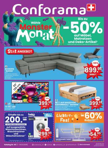 Catalogue Conforama - 1.10.2025 - 14.10.2025.