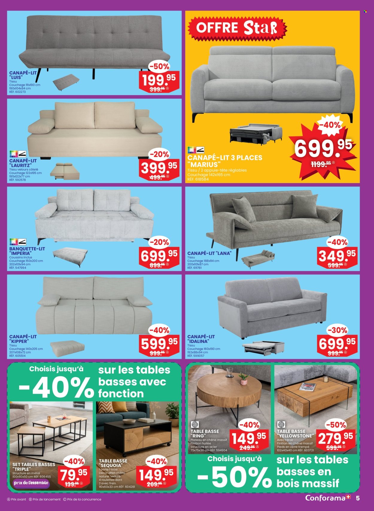 Prospekt Conforama - 1.10.2025 - 14.10.2025. Seite 5