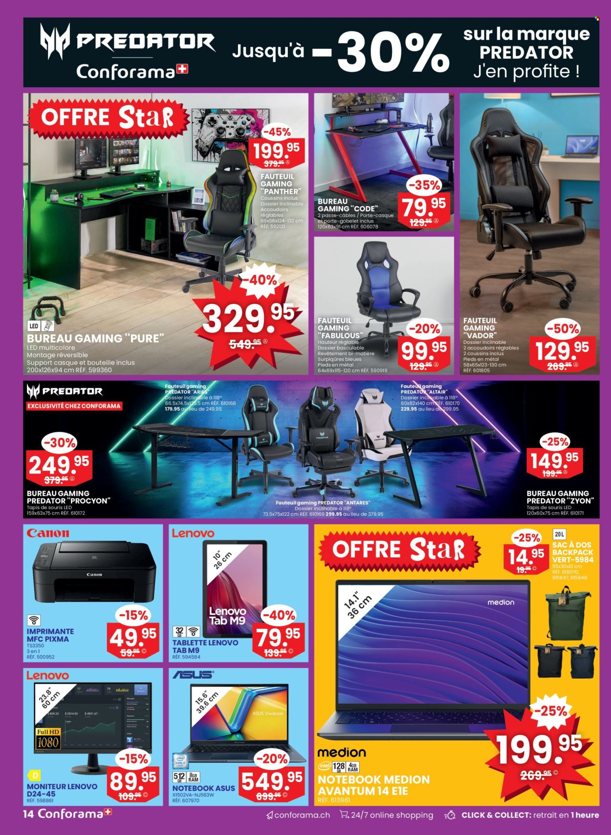 Prospekt Conforama - 1.10.2025 - 14.10.2025. Seite 14