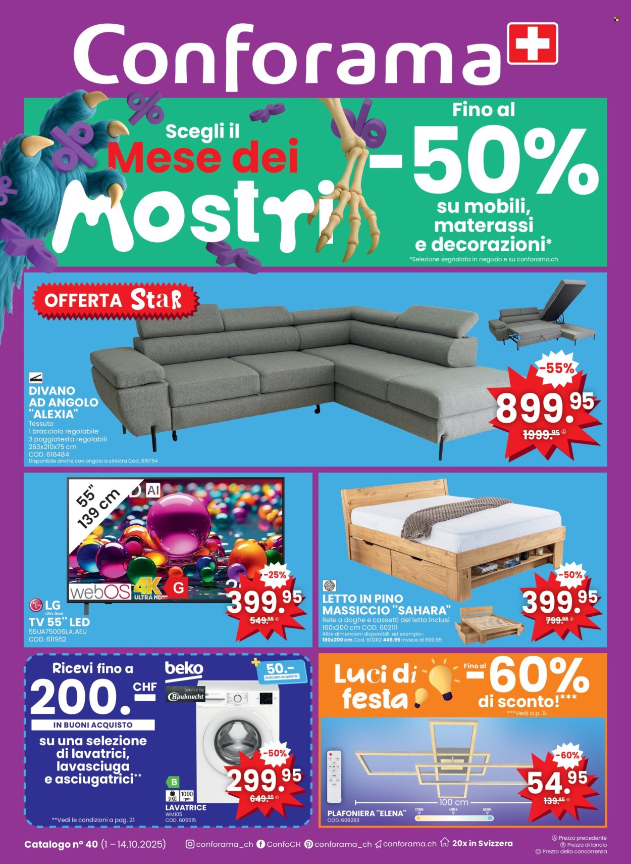 Prospekt Conforama - 1.10.2025 - 14.10.2025. Seite 1