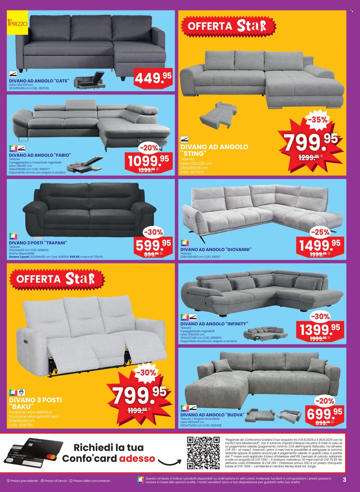 Prospekt Conforama - 1.10.2025 - 14.10.2025. Seite 3