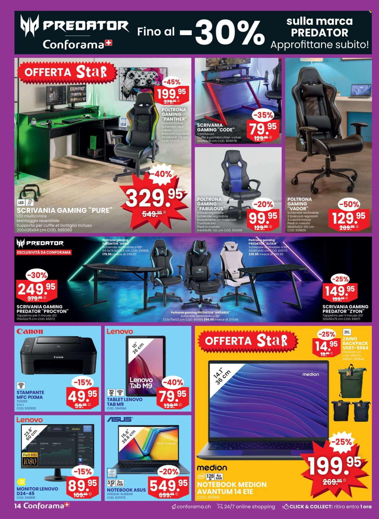 Prospekt Conforama - 1.10.2025 - 14.10.2025. Seite 14