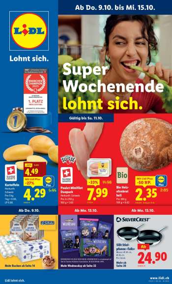 Prospekte Lidl - 9.10.2025 - 15.10.2025.