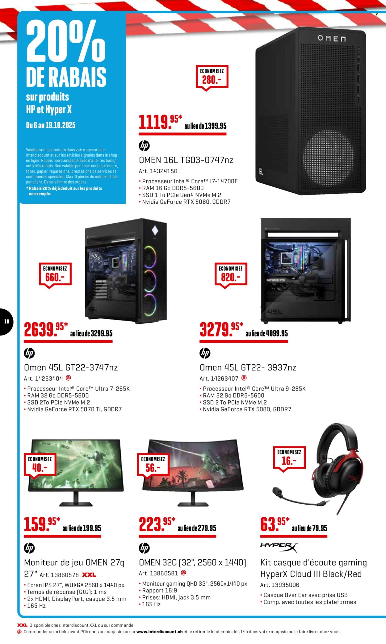 Volantino Interdiscount - 6.10.2025 - 19.10.2025. Pagina 10