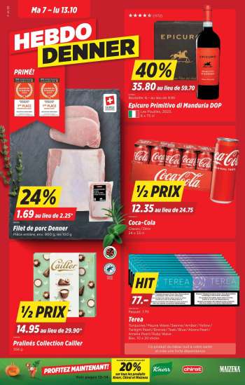 Catalogue Denner - 7.10.2025 - 13.10.2025.