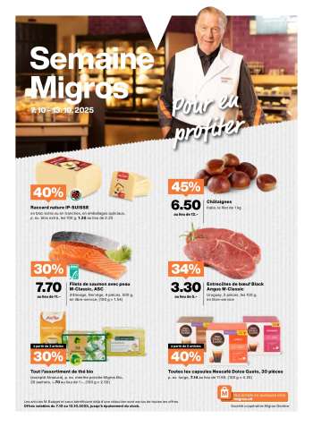 Catalogue Migros - 7.10.2025 - 13.10.2025.