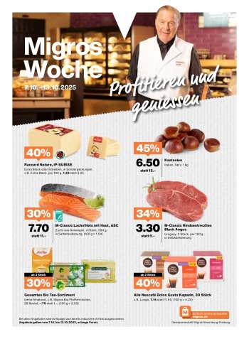 Prospekte Migros - 7.10.2025 - 13.10.2025.