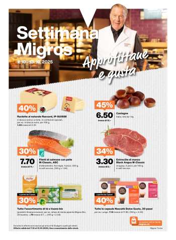 Prospekte Migros - 7.10.2025 - 13.10.2025.