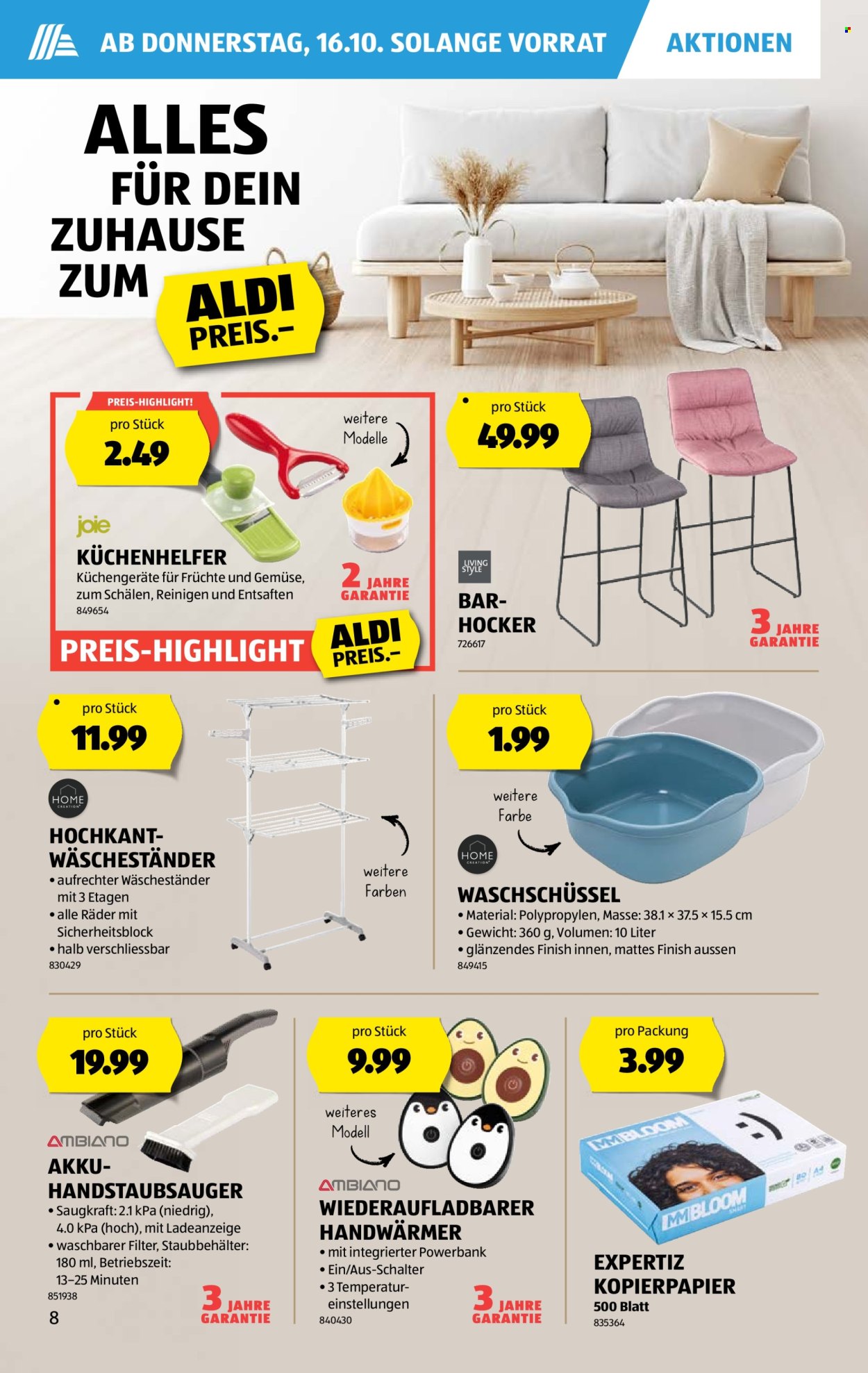 Volantino Aldi - 16.10.2025 - 22.10.2025. Pagina 8
