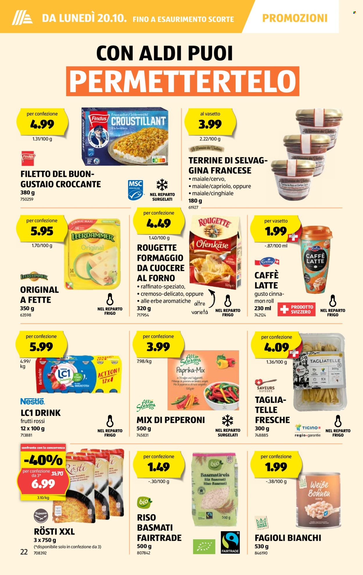 Volantino Aldi - 16.10.2025 - 22.10.2025. Pagina 22