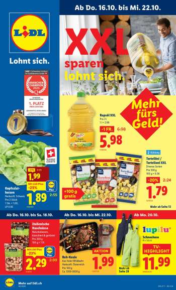 Volantino Lidl - 16.10.2025 - 22.10.2025.