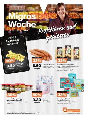 Prospekte Migros - 14.10.2025 - 20.10.2025.