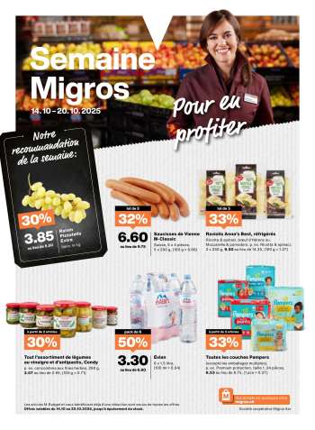 Prospekte Migros - 14.10.2025 - 20.10.2025.