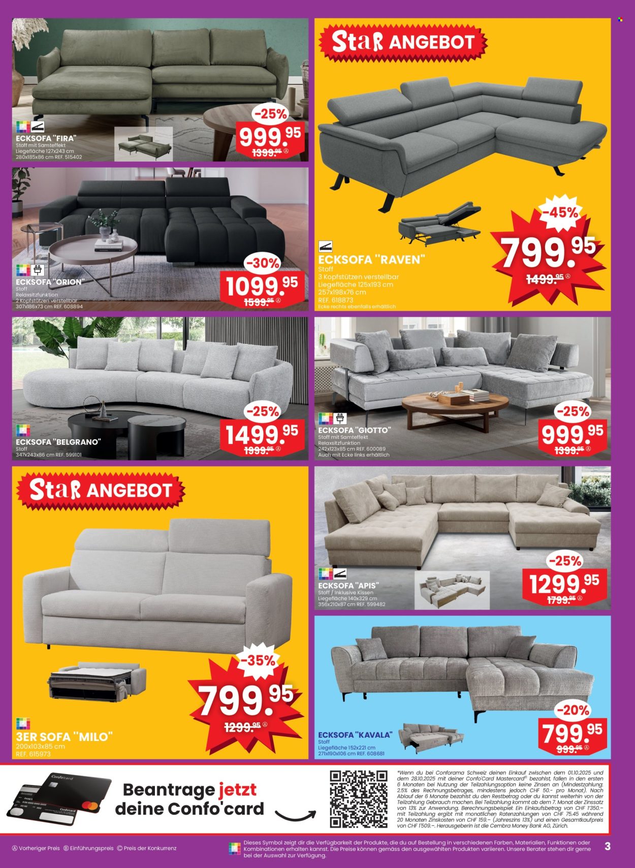 Prospekt Conforama - 15.10.2025 - 28.10.2025. Seite 3