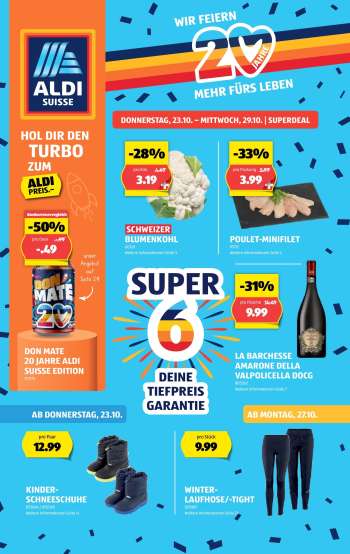 Prospekte Aldi - 23.10.2025 - 29.10.2025.