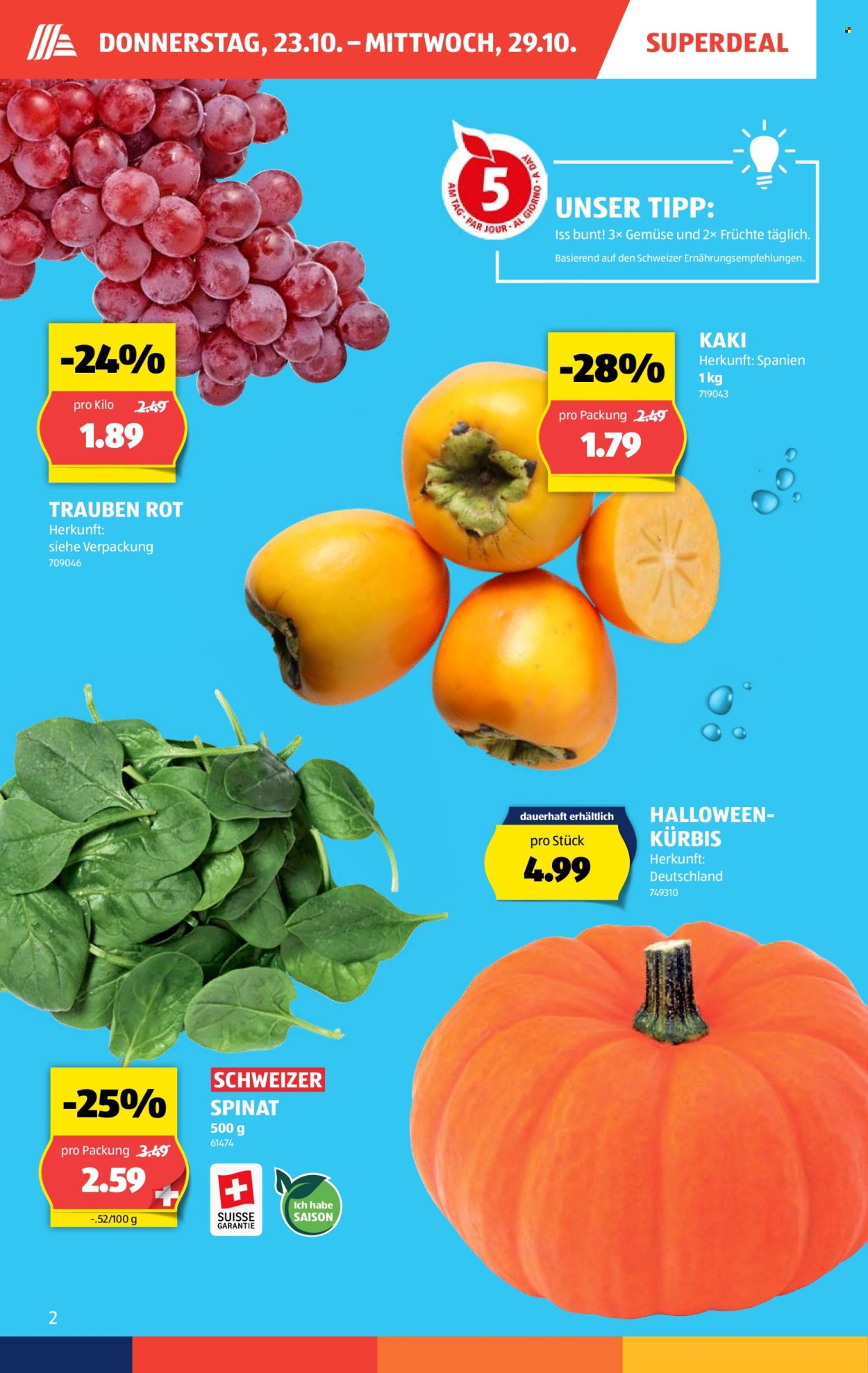 Volantino Aldi - 23.10.2025 - 29.10.2025. Pagina 2