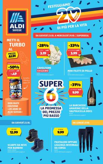 Volantino Aldi - 23.10.2025 - 29.10.2025.