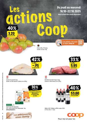 Prospekte Coop - 16.10.2025 - 22.10.2025.