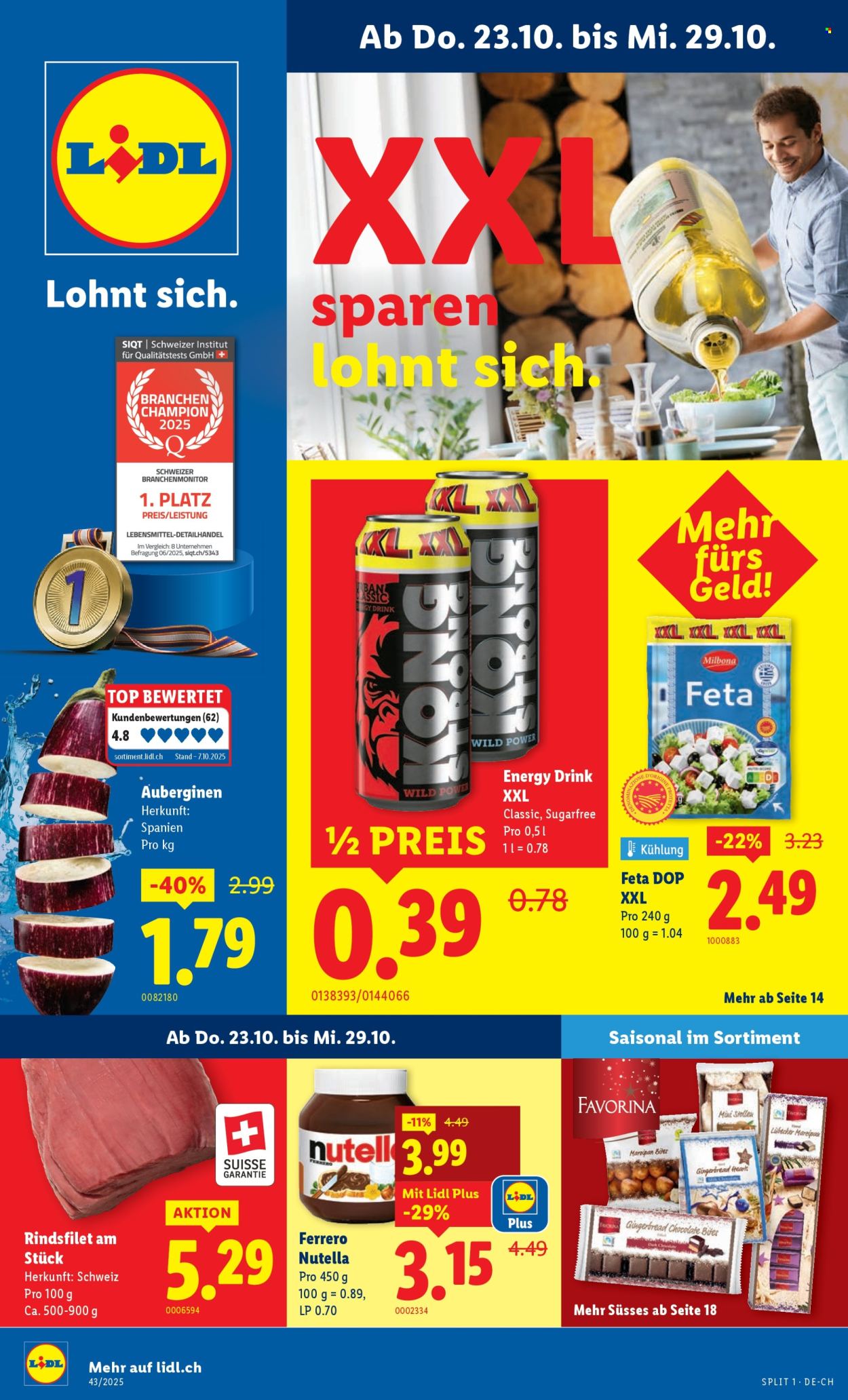 Volantino Lidl - 23.10.2025 - 29.10.2025. Pagina 1