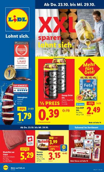 Volantino Lidl - 23.10.2025 - 29.10.2025.